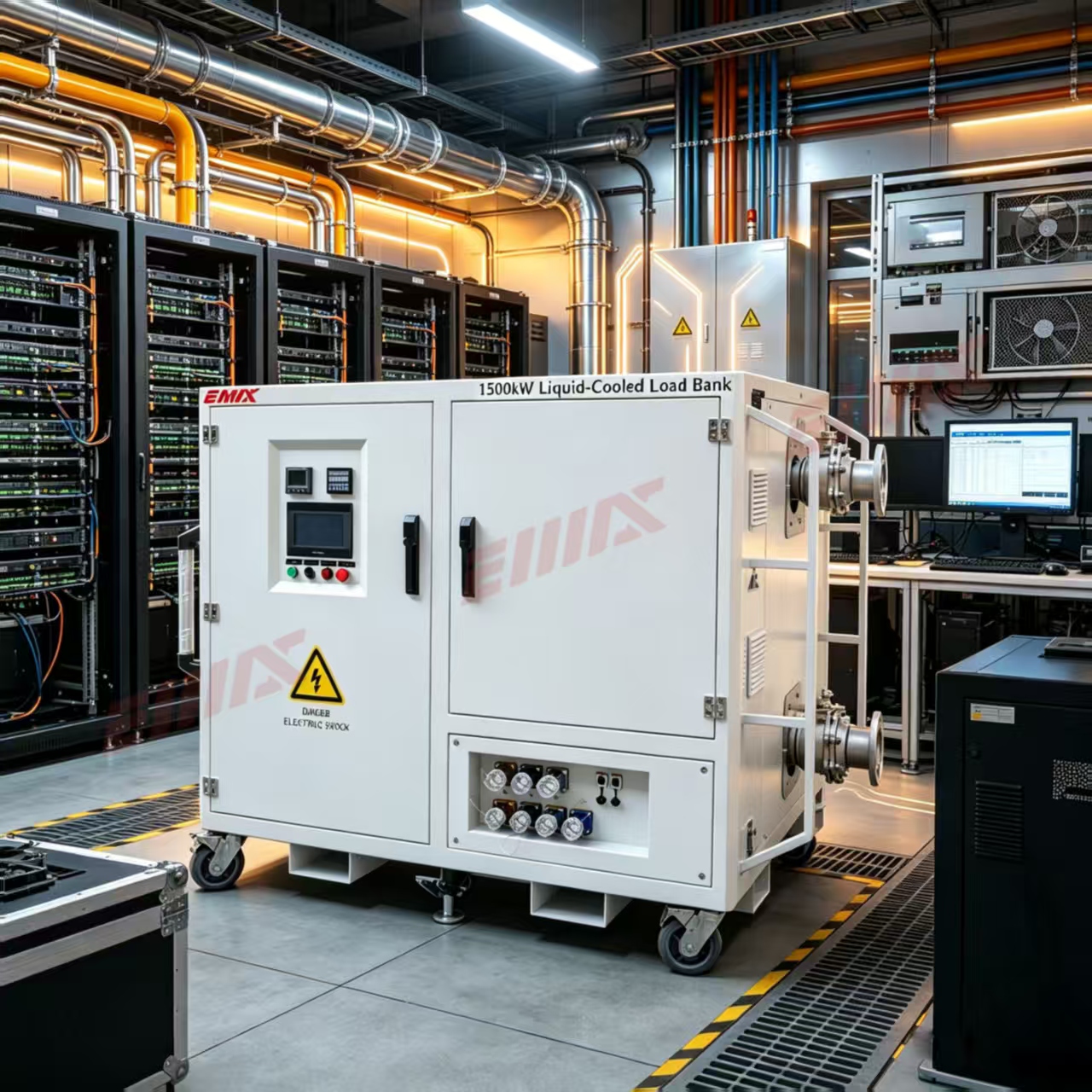 1500kW 水冷负载重磅登场！宜迈思赋能数据中心 CDU 测试全场景