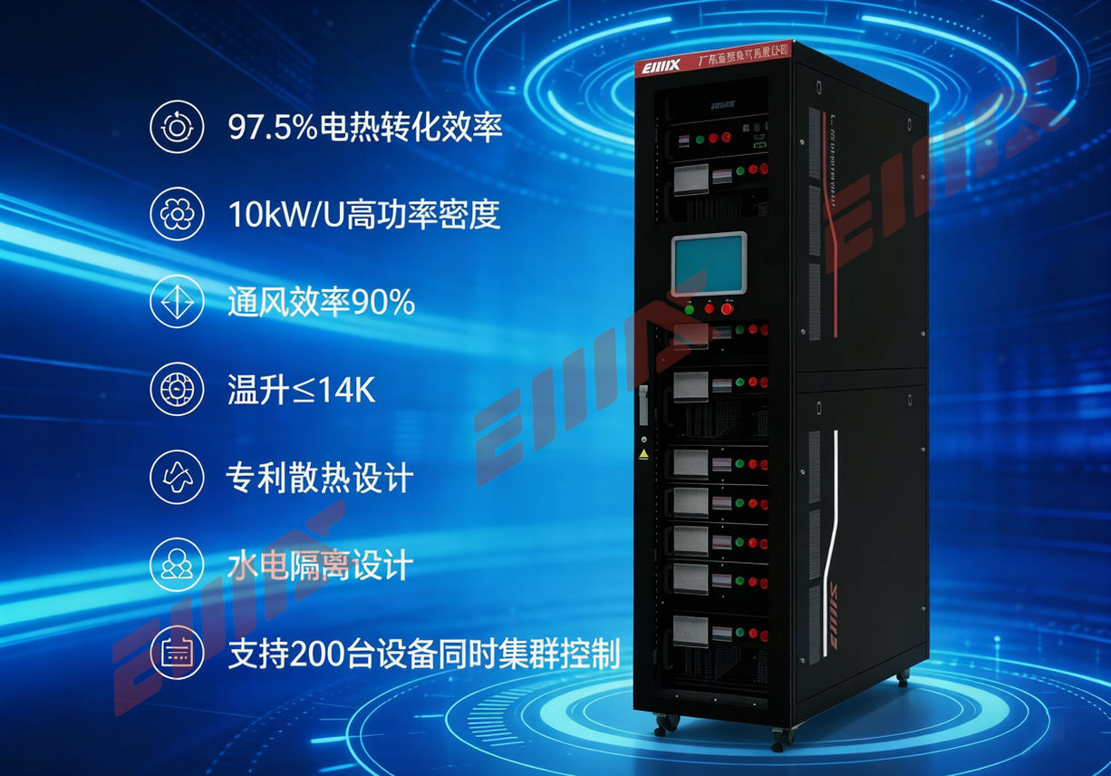 硬核交付！宜迈思210kW风液混合负载箱，赋能美国巨头AI数据中心